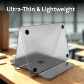 Clear Acrylic Laptop Stand – Portable Ergonomic Riser
